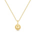 Gold Tiger Eye Pendant Necklace